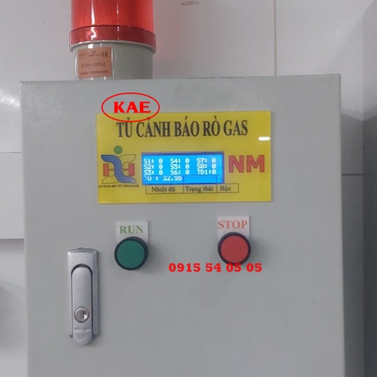 Đầu dò khí LPG, Tủ Điện, Van Điện Từ.